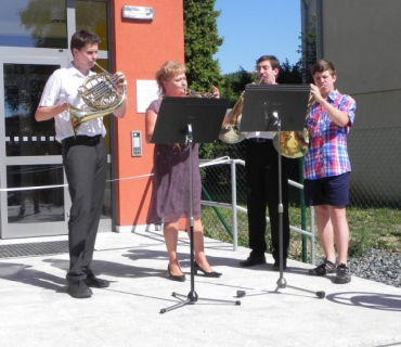 Slavnostní otevření nové části budovy ZŠ