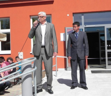 Slavnostní otevření nové části budovy ZŠ