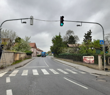 2024 Rekonstrukce semaforu na přechodu pro chodce v ulici Revoluční